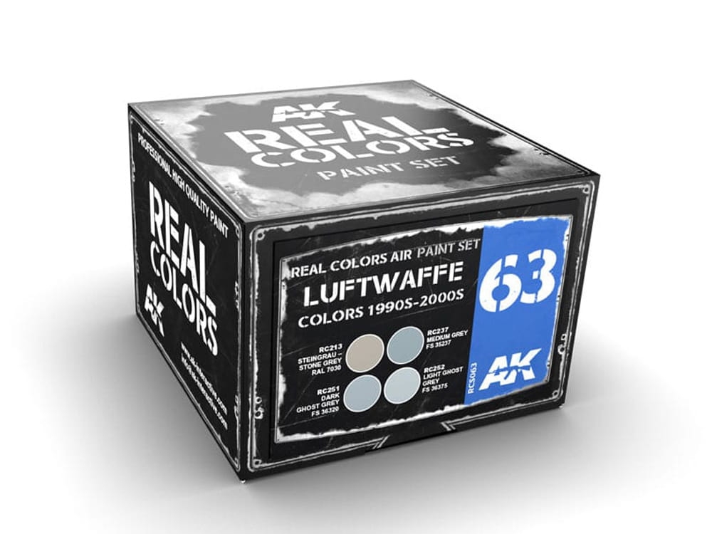 AK Real Colors RCS122 Panzerfarben Set – 6x 17 Ml, Farben Für Militärmodelle 1937–1944