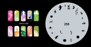 Šablona na nehty (airbrush nail art) Fengda JFH13-255