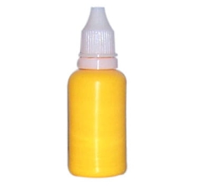 Airbrush fluorescentní barva na nehty Fengda fluorescent golden 30ml