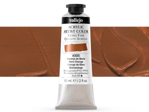 Barva Vallejo Acrylic Artist Color 16305 Mars Orange (60ml)