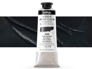 Barva Vallejo Acrylic Artist Color 16309 Mars Black (60ml)