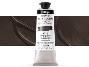 Barva Vallejo Acrylic Artist Color 16313 Van Dyck Brown (60ml)