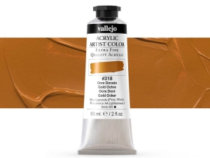 Barva Vallejo Acrylic Artist Color 16318 Gold Ochre (60ml)