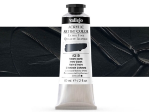 Barva Vallejo Acrylic Artist Color 16319 Ivory Black (60ml)
