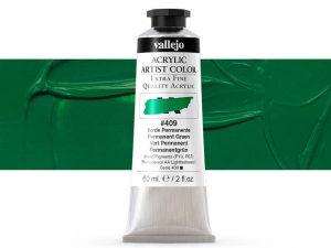 Barva Vallejo Acrylic Artist Color 16409 Permanent Green (60ml)