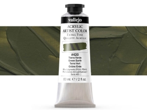 Barva Vallejo Acrylic Artist Color 16420 Green Earth (60ml)