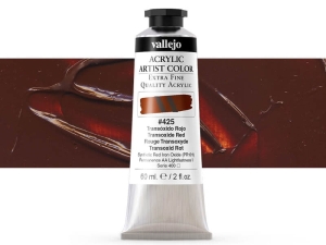 Barva Vallejo Acrylic Artist Color 16425 Transoxide Red (60ml)