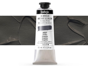 Barva Vallejo Acrylic Artist Color 16507 Graphite (60ml)
