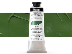 Barva Vallejo Acrylic Artist Color 16508 Chromium Oxide Green (60ml)