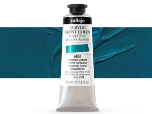 Barva Vallejo Acrylic Artist Color 16604 Cobalt Turquoise (60ml)