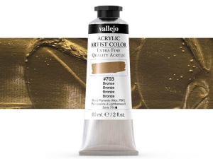 Barva Vallejo Acrylic Artist Color 16703 Bronze (Iridescent) (60ml)