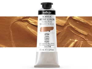 Barva Vallejo Acrylic Artist Color 16704 Copper (60ml)