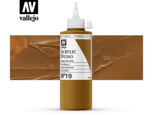 Barva Vallejo Acrylic Studio 22019 Raw Sienna (Hue) (200ml)