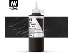 Barva Vallejo Acrylic Studio 22049 Van Dyck Brown (200ml)