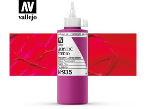Barva Vallejo Acrylic Studio 22935 Fluorescent Magenta (200ml)