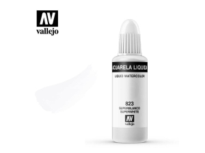 Barva Vallejo Liquid Watercolor 33823 Superwhite (32ml)