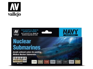 Vallejo Model Air Set 71611 Nuclear Submarines (8)