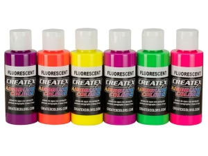 Createx Fluorescent Starter Set barev
