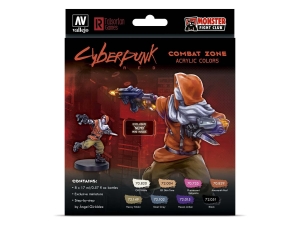 Vallejo 72307 Combat Zone by Cyberpunk Red Exclusive "Nemo" + miniature