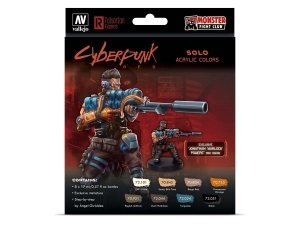 Vallejo 72309 Solo by Cyberpunk Red Exclusive "Jonathan ‘Warlock’ Powers" + miniature