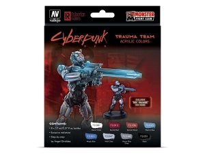 Vallejo 72310 Trauma Team by Cyberpunk Red Exclusive "Doc Salvage" + miniature