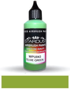 Stardust WPU043 Airbrush PU 1K RC Art barva OLIVE GREEN 60ml