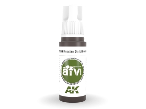 AK Acrylics 3Gen AFV AK11369 Russian Dark Brown 6K (17ml)