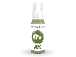 AK Acrylics 3Gen AFV AK11374 Silver Grey No.28 (17ml)