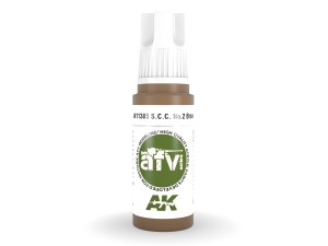 AK Acrylics 3Gen AFV AK11385 S.C.C. No.2 Brown (17ml)