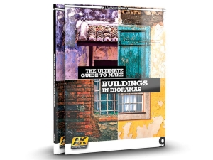 AK Learning 09 GUIDE TO MAKE BUILDINGS IN DIORAMAS (88 stran) (English) (AK256)