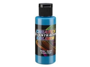 Barva Createx Illustration Colors 5645 Transparent Teal 60 ml