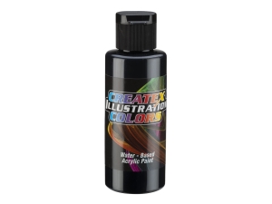 Barva Createx Illustration Colors 5648 Transparent Flat Black 60 ml