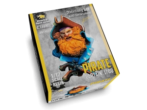 Abteilung 502 RESIN FIGURE ABT1027 PIRATE CAPTAIN, 1700 (1/12)