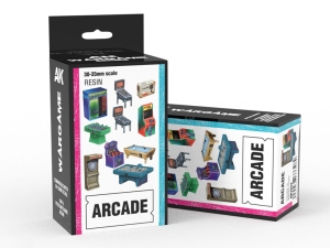 AK RESIN MODEL AK1352 ARCADE SET (RESIN 30-35MM)
