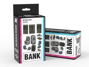 AK RESIN MODEL AK1353 BANK SET (RESIN 30-35MM)