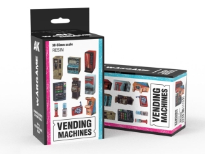 AK RESIN MODEL AK1360 VENDING MACHINE SET (RESIN 30-35MM)
