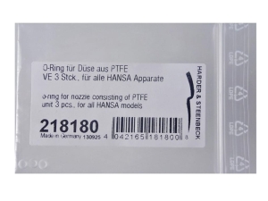 Harder & Steenbeck 218180 Těsnění jehly teflonové PTFE (3ks) pro všechny HANSA modely
