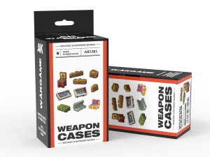 AK RESIN MODEL AK1361 WEAPON CASES (30-35MM)