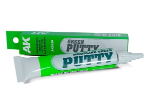 AK AK9329 Modelling Green Putty - High Quality (20ml / 39g)
