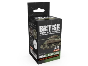AK REAL COLORS SET RCS128 British Army AFV Colors (4x17ml)