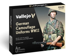 Vallejo Model Color Set 70261 German Camouflage Uniforms WWII (16x18ml)