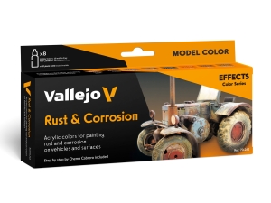 Vallejo Model Color Set 70262 Rust & Corrossion by Chema Cabrero (8x18ml)