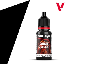 Barva Vallejo Game Color 72051 Black (18ml)