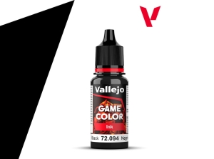 Barva Vallejo Game Color 72094 Black Ink (18ml)