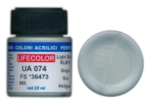Barva LifeColor UA074 mimetic light blue rlm 76 (22ml)