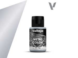 Barva Vallejo Metal Color 77706 White Aluminium (32ml)