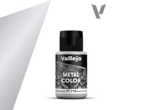 Barva Vallejo Metal Color 77716 Semi Mate Aluminium (32ml)