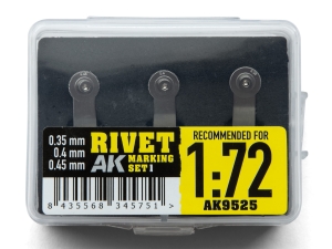 AK TOOL AK9525 RIVET MARKING SET 1 (1:72)