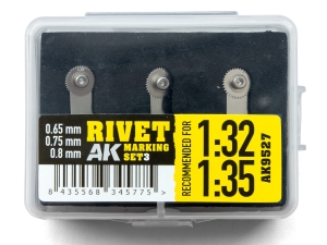 AK TOOL AK9527 RIVET MARKING SET 3 (1:35/1:32)