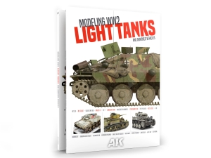 AK Book AK130020 MODELING WW2 LIGHT TANKS AND ARMORED VEHICLES (124 pages) (EN)